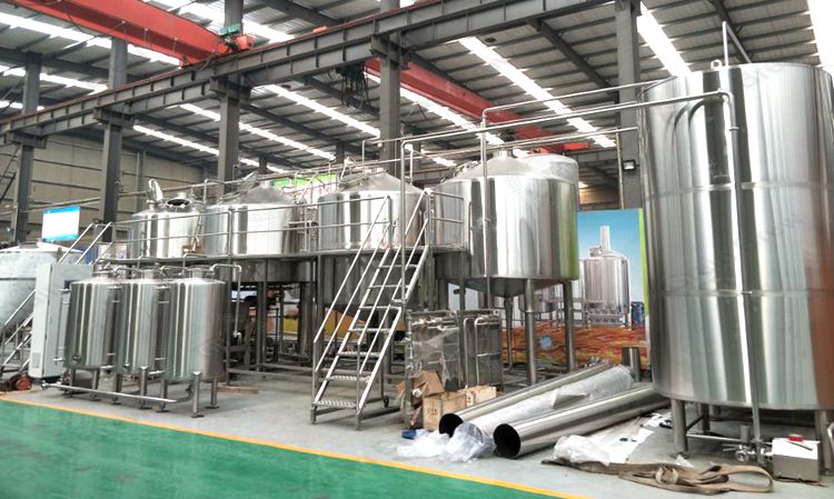 7000L Turnkey Brewery Equipment Brewhouse